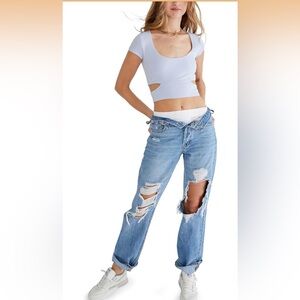 Aeropostale Womens Aero Baggy Jean